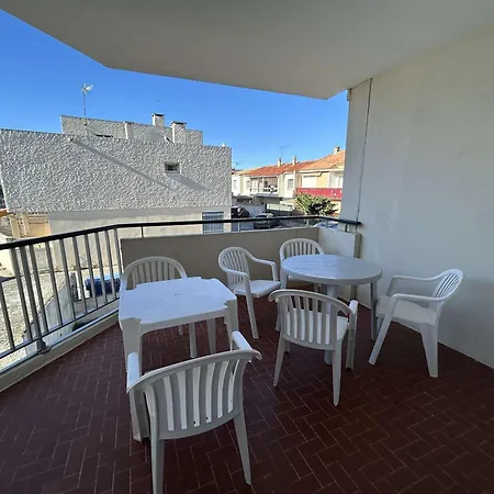 Familial Proche Avec Parking, Climatisation Et Balcons - 6 Couchages - Fr-1-250-70 Appartement Le Grau-du-Roi